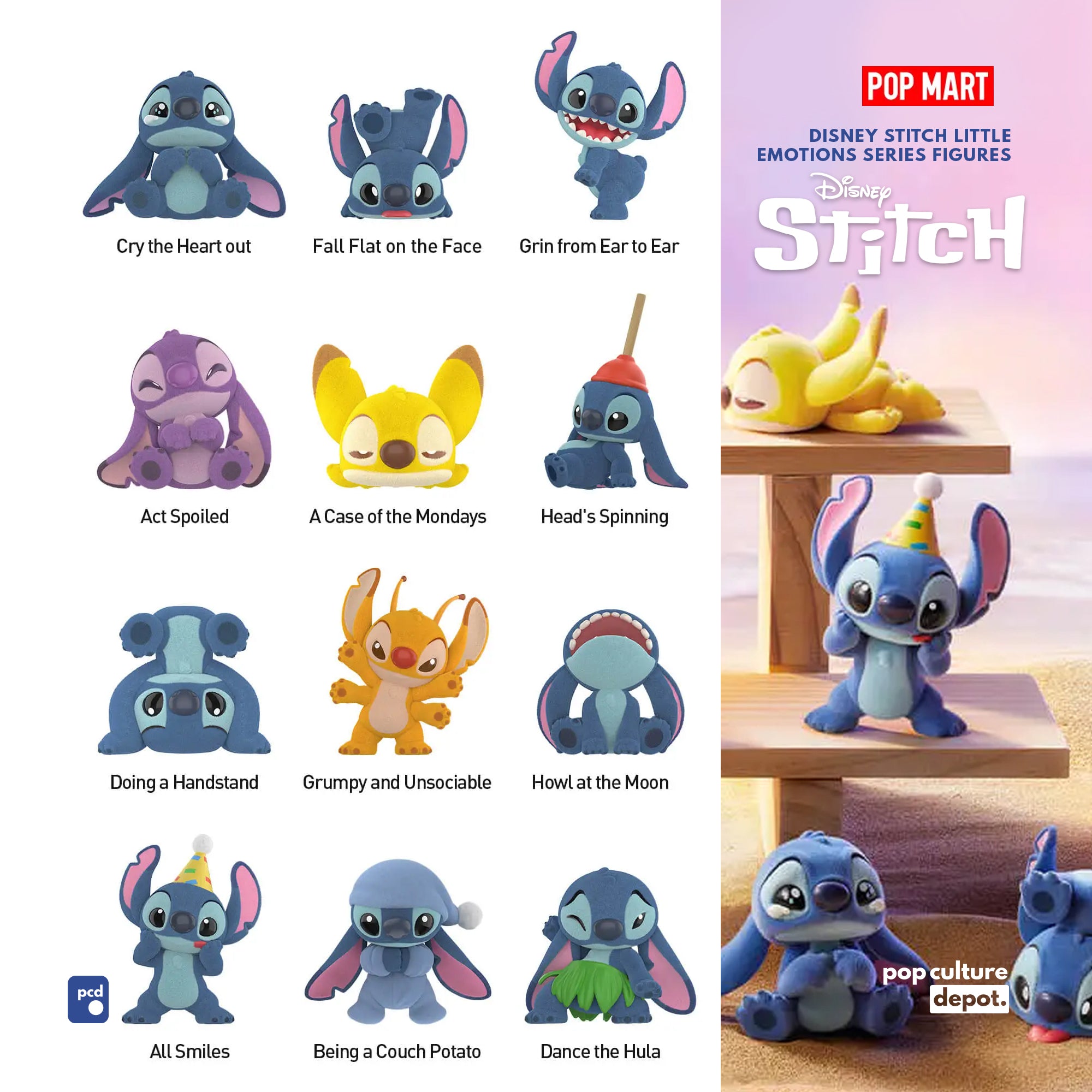 Disney Stitch Little Emotions Series Figures – POP CULTURE DEPOT