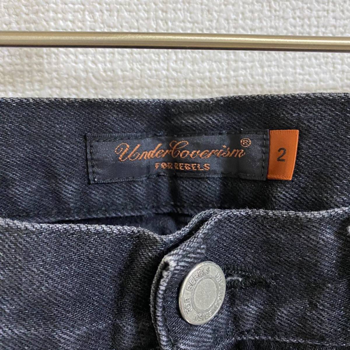 アンダーカバー UNDERCOVERISM 07SS purple 期 Rose Embroidery Denim