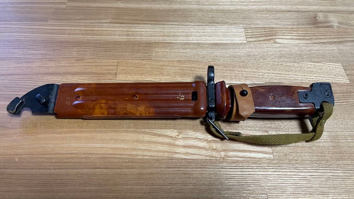 実物】ロシア軍 ソ連軍 6kh4 銃剣 バヨネット トゥーラ造兵廠 デッド