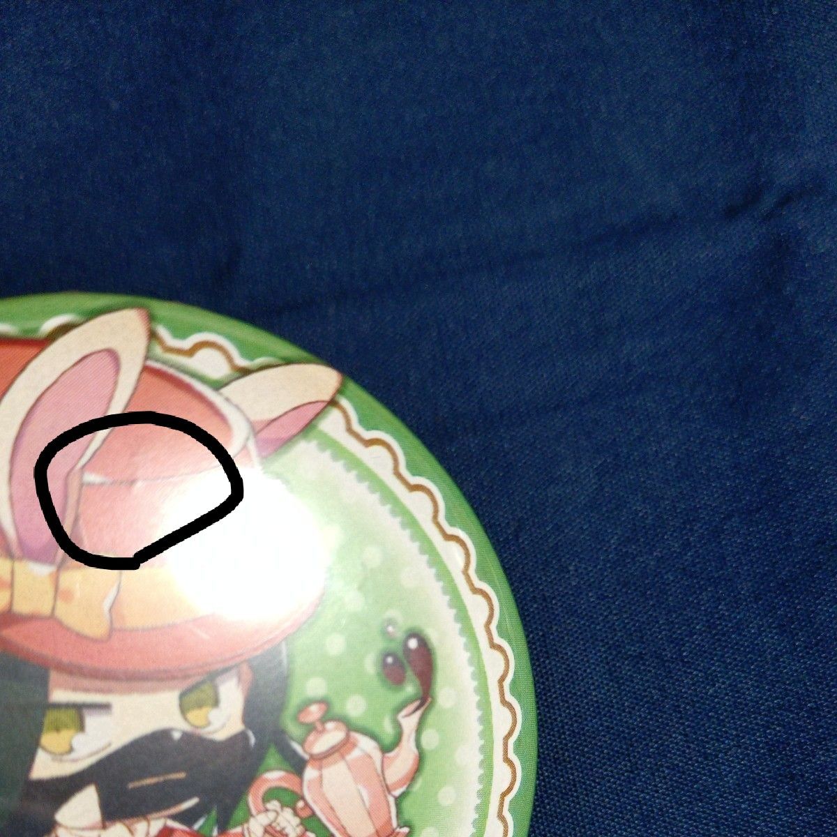 缶バッジ 真宮寺是清 ダンガンロンパ スイパラコラボ イラストレーター