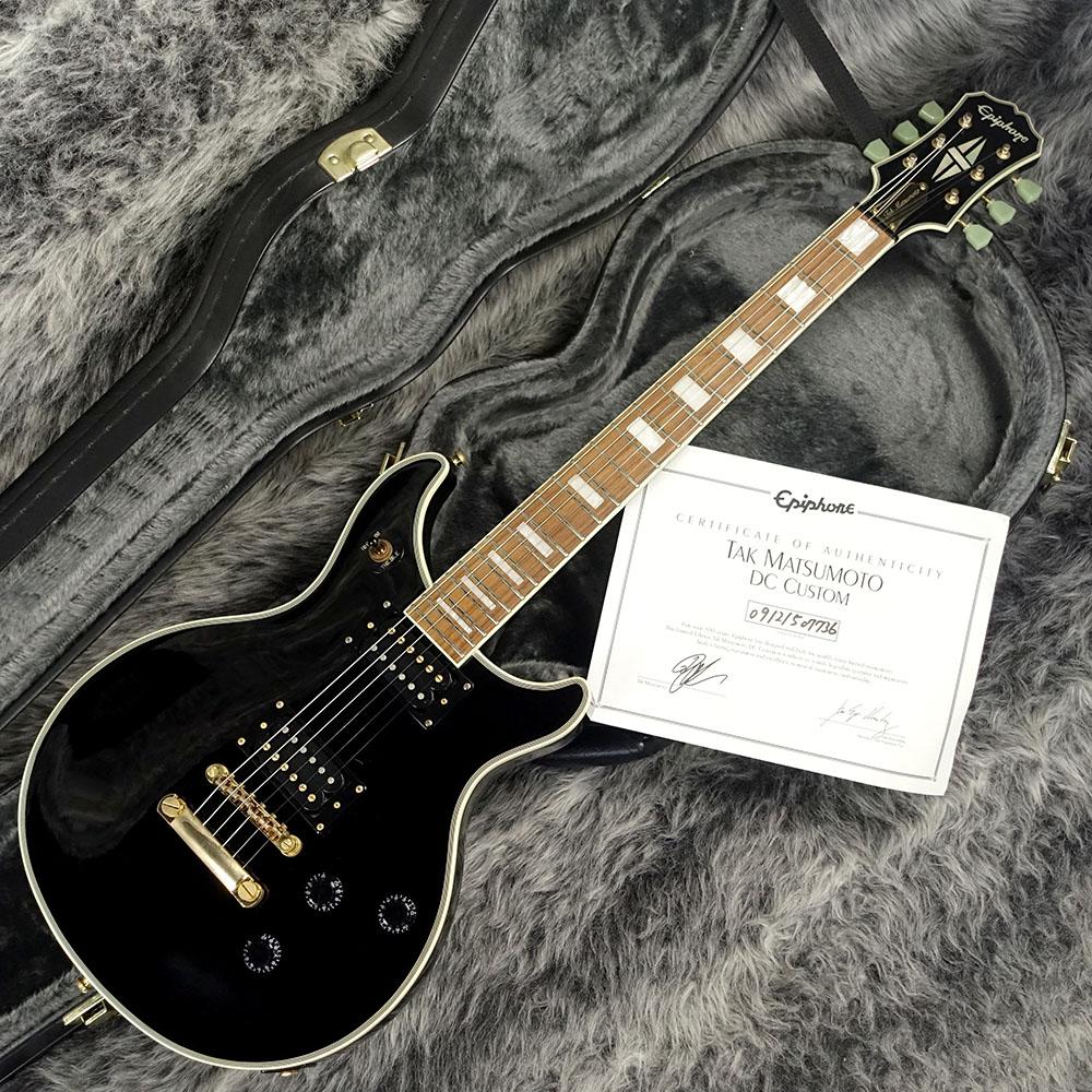 Epiphone ブラック エレキギターtakDC Amazon.co.jp: Epiphone Limited Tak Matsumoto DC Custom EB