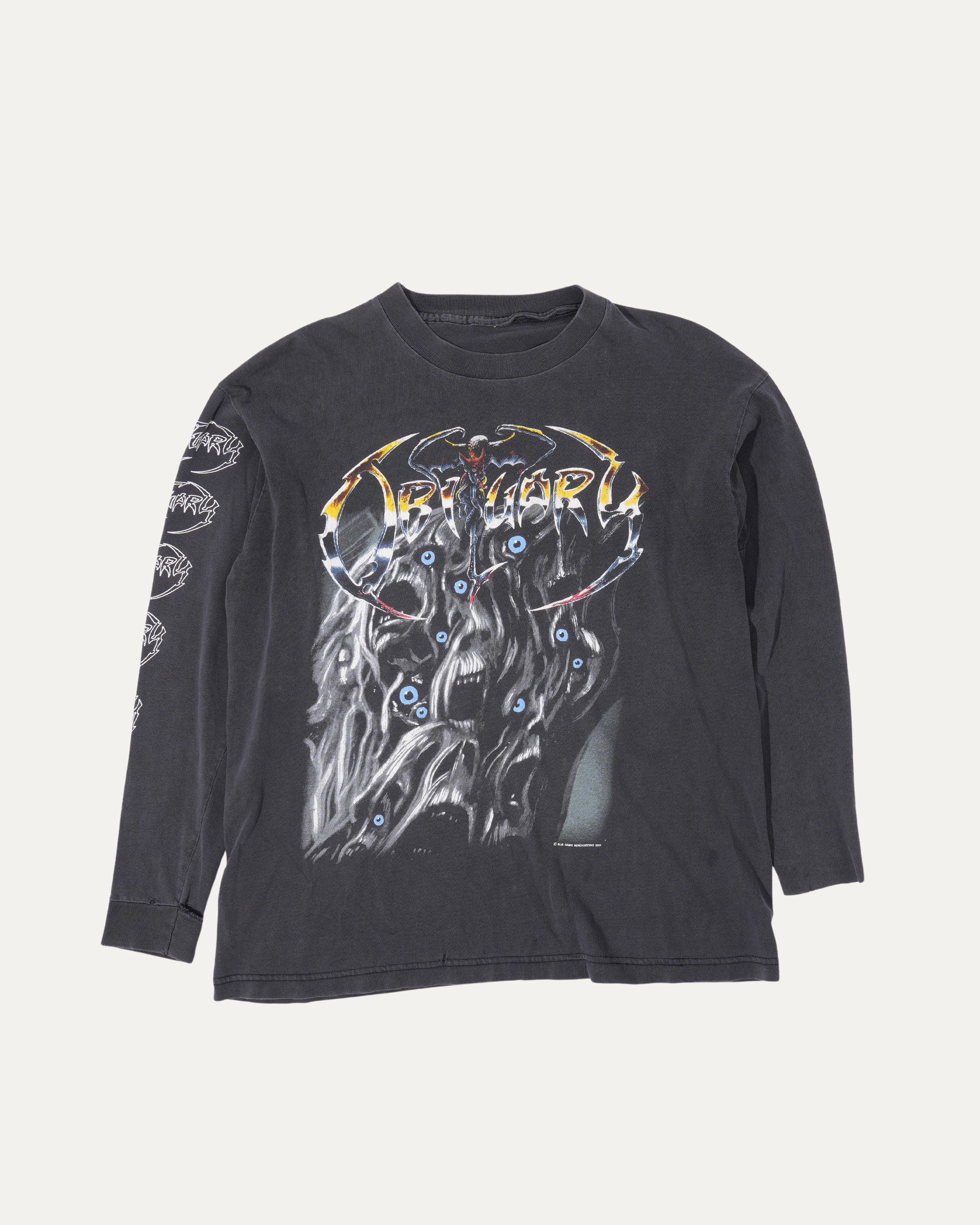 Vintage Obituary Long Sleeve T-Shirt – Justin Reed
