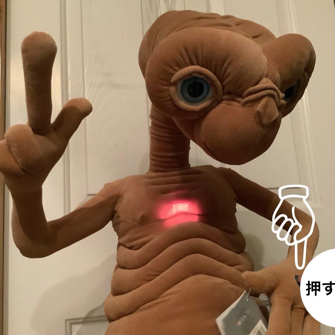 トーキング E.T. 　特大ぬいぐるみ レア ET トイザらス 喋る トーキング特大ぬいぐるみ 60cm - メルカリ