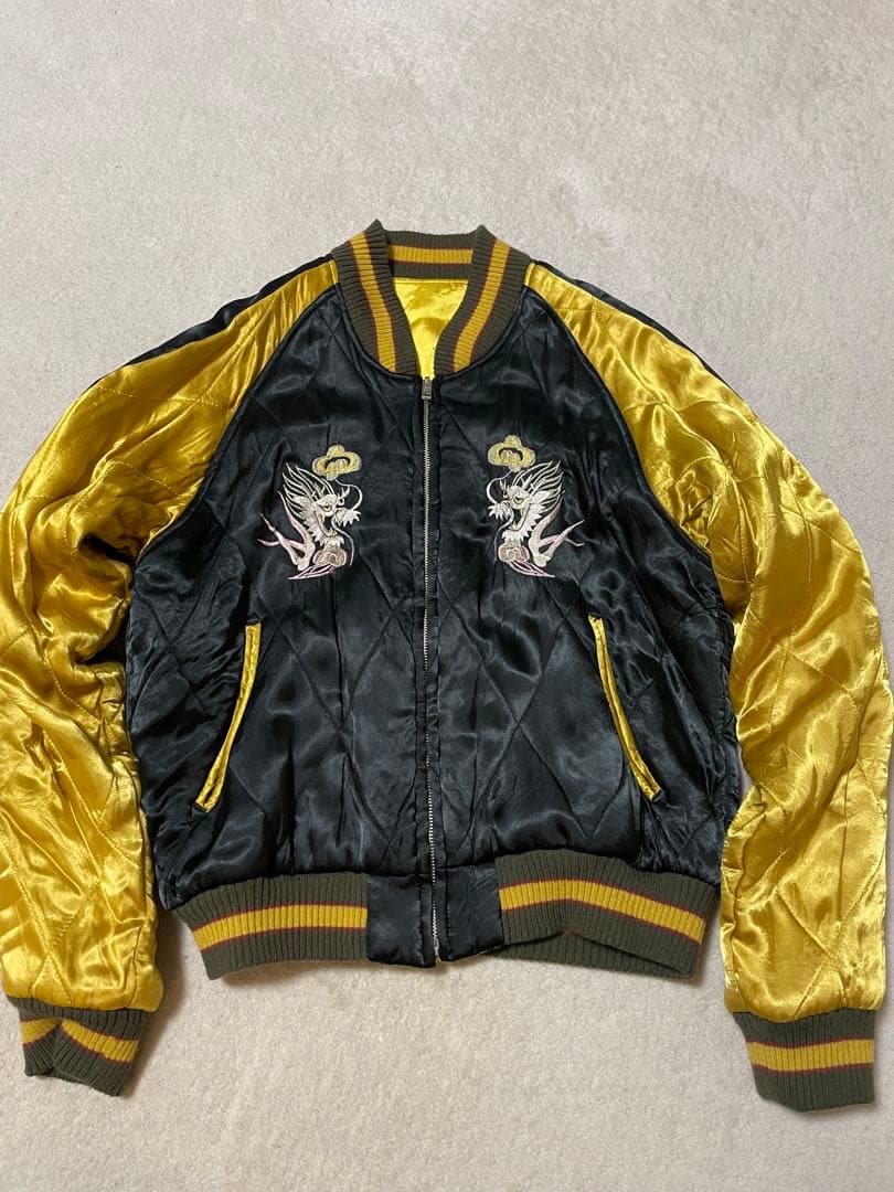 スカジャン VINTAGE SWITCH INDUSTRIES ブラック