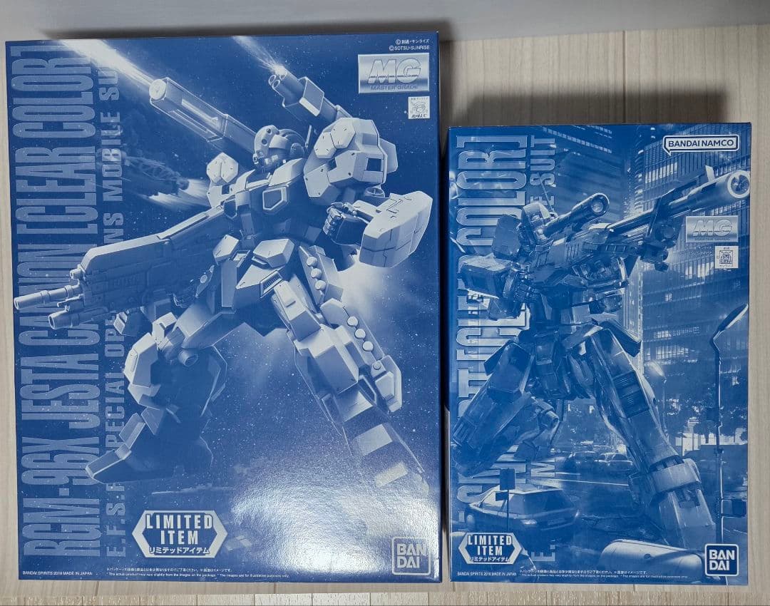 MG 1/100 ジェスタ・キャノン + ジム・スナイパーII[クリアカラー] イベント限定 MG 1/100 ジムスナイパーⅡ クリアカラー レビュー