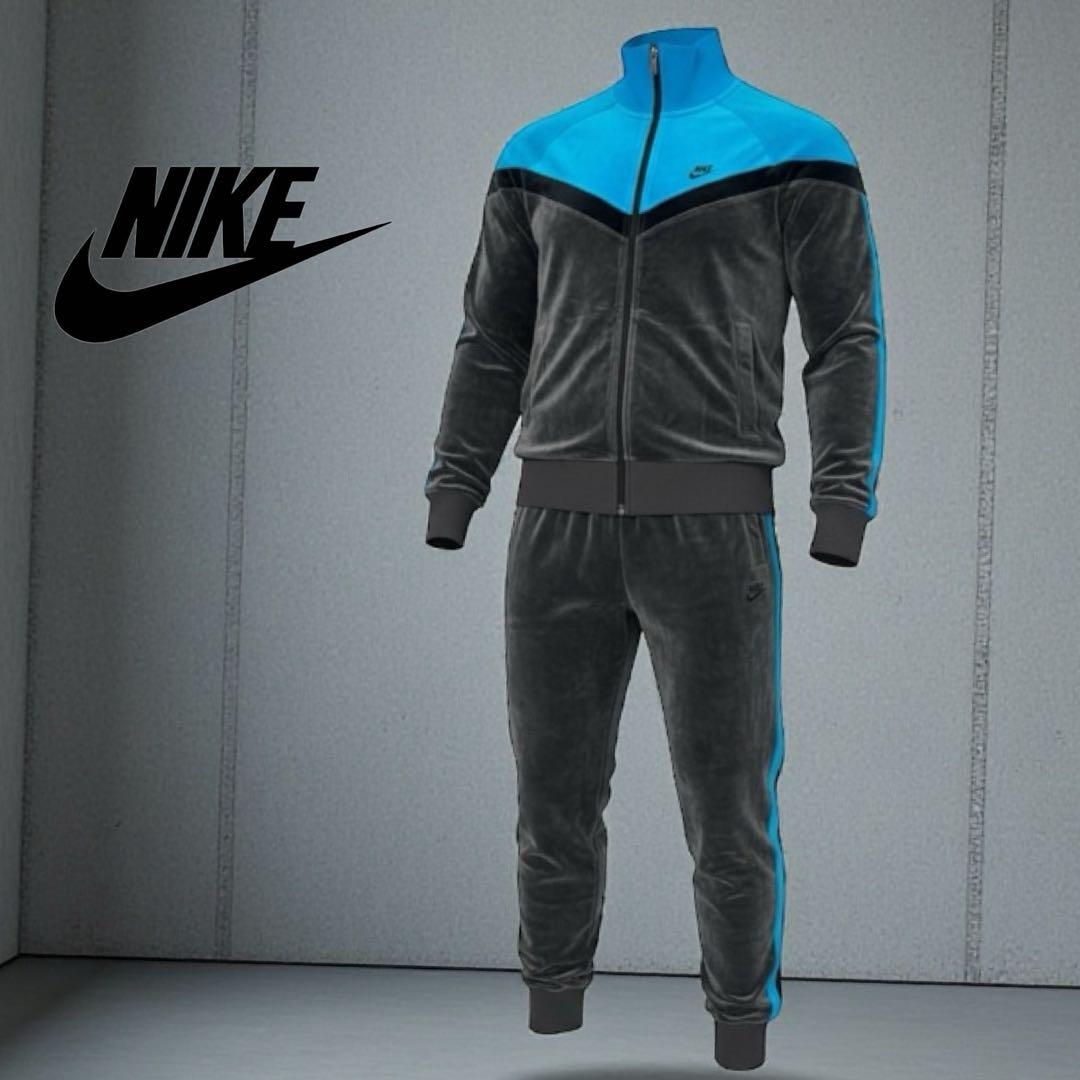 【新品未使用】NIKE ナイキ ベロア セットアップ ジャージ 上M 下L