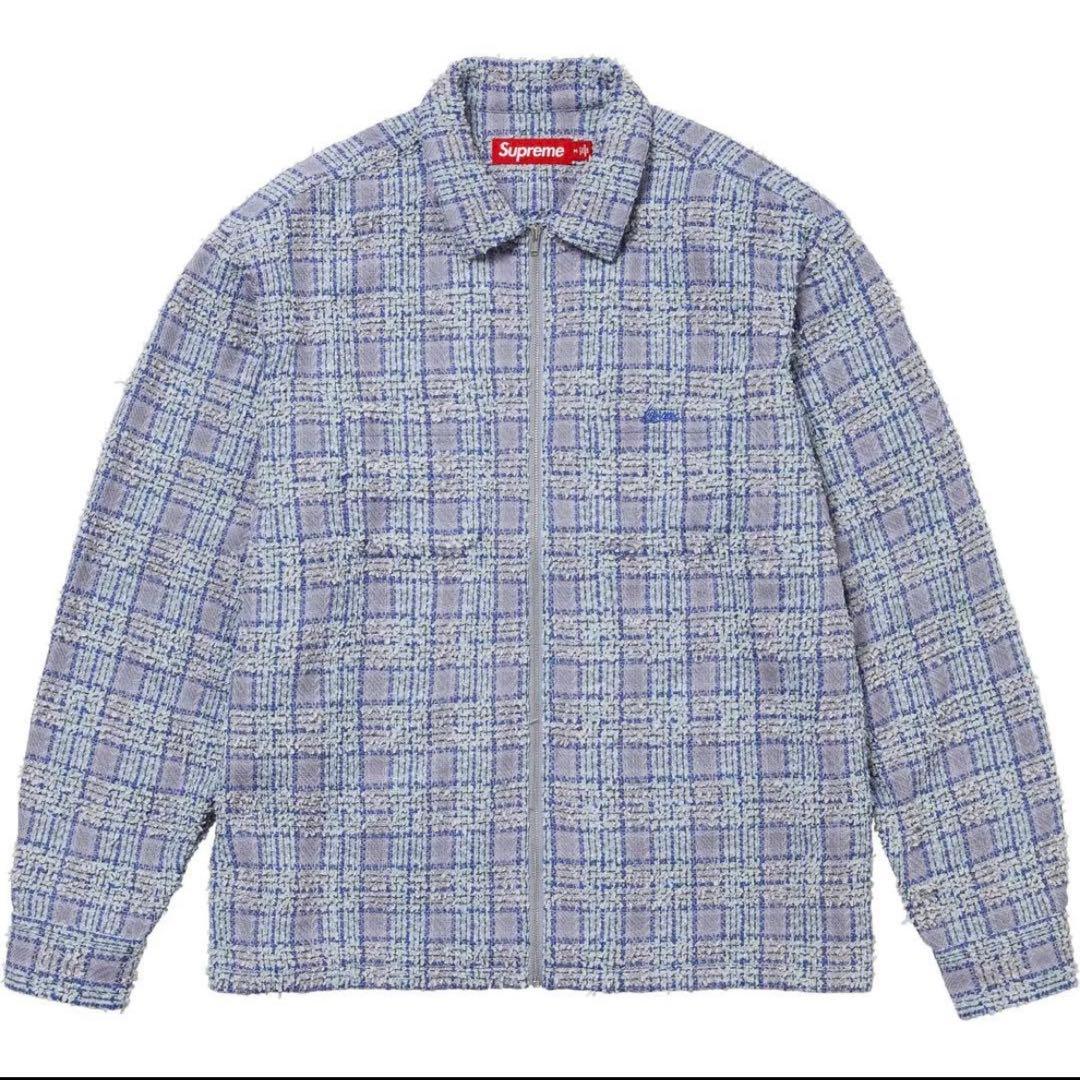 トップス Supreme Boucle Zip Up Shirt